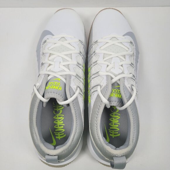 Nike Alpha Huarache 7 Pro TF Lax Men's White Gray Shoes CJ0235-101 US Sz 12 NWB - Picture 7 of 10